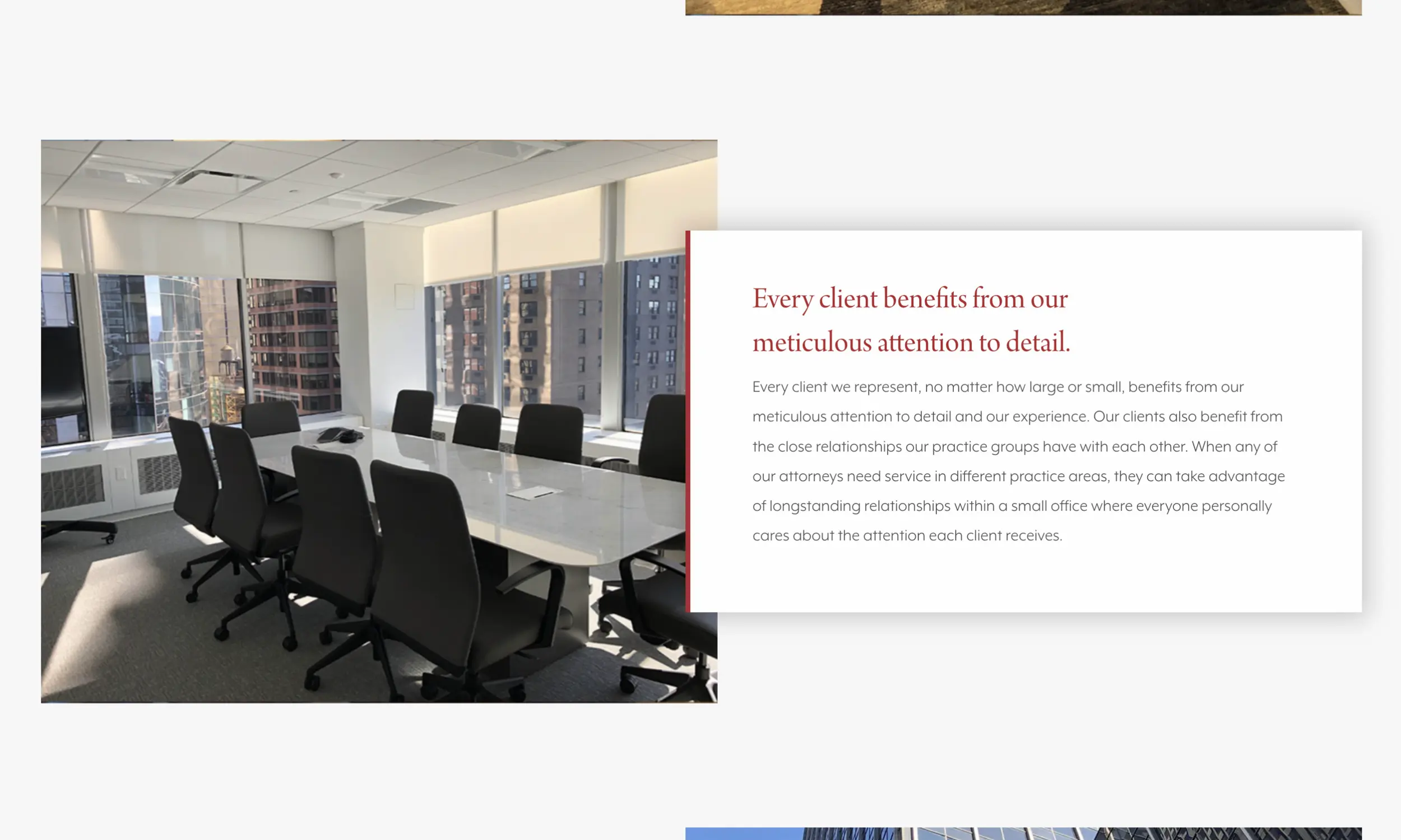 Katsky Korins Client Page On Website