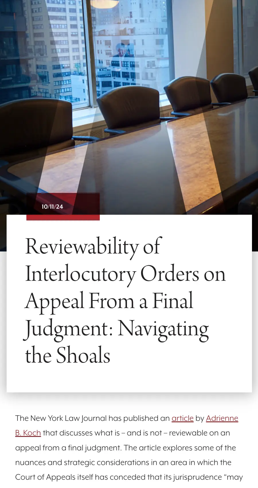 Katsky Korins Website