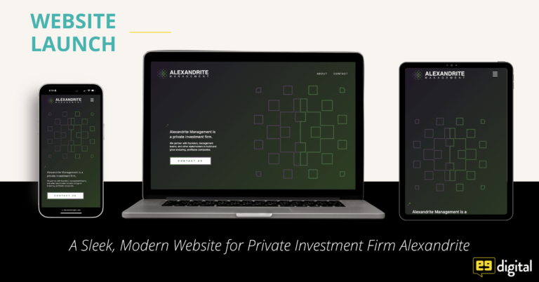 investment firm website design