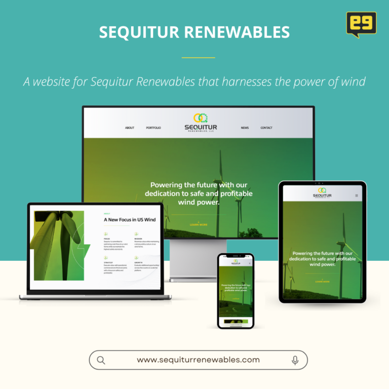 clean energy website design