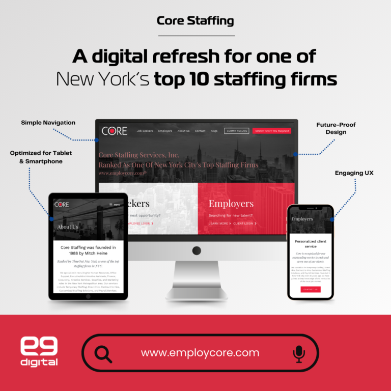 staffing website design