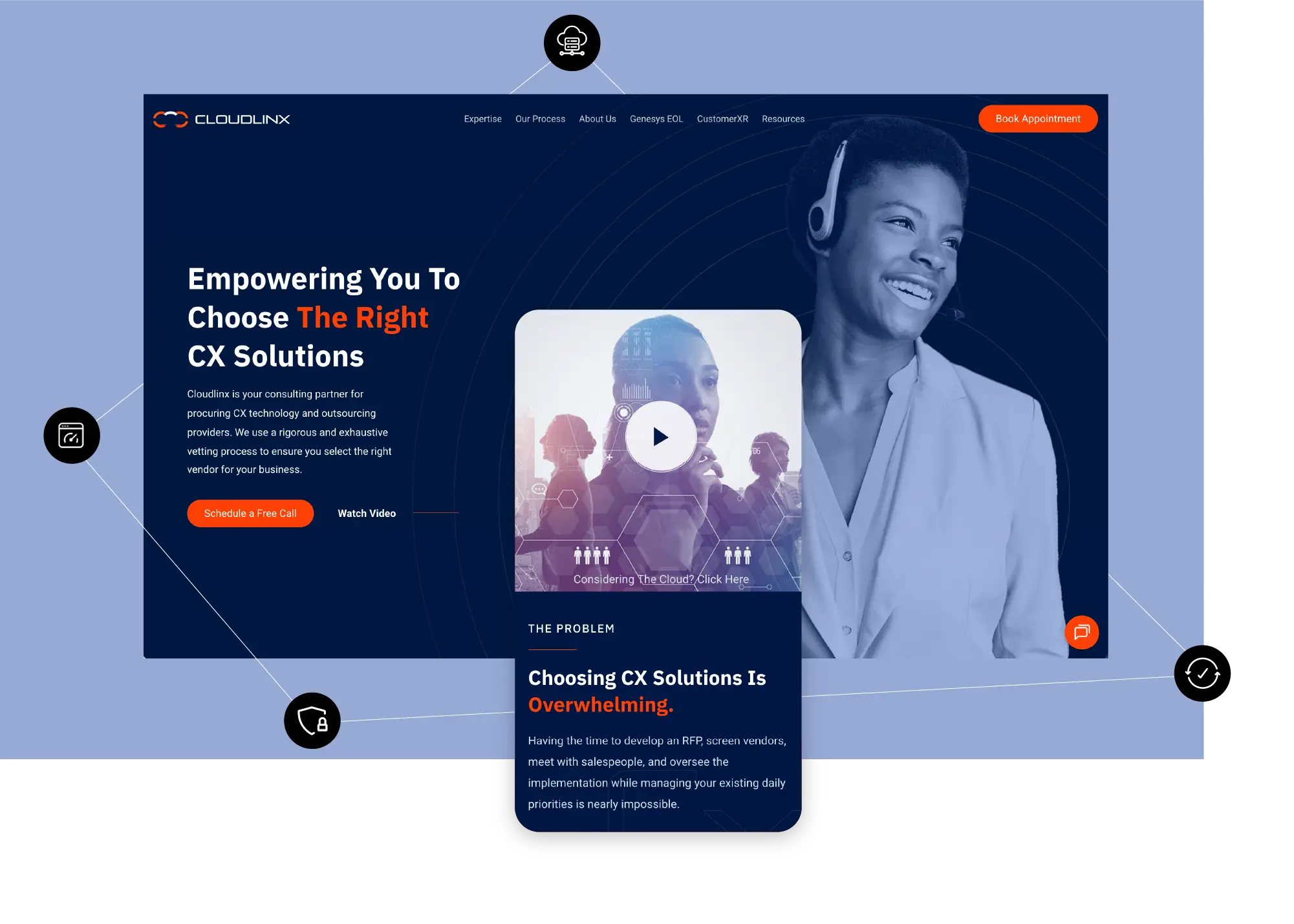 CloudLink Website Homepage Built By e9 WordPress Development Agency